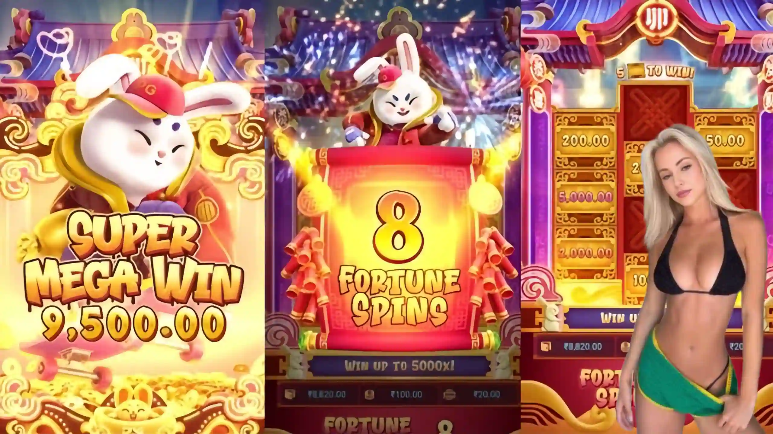 Wild Expansivo Fortune Rabbit fb85 - Coelho Dourado que Expande